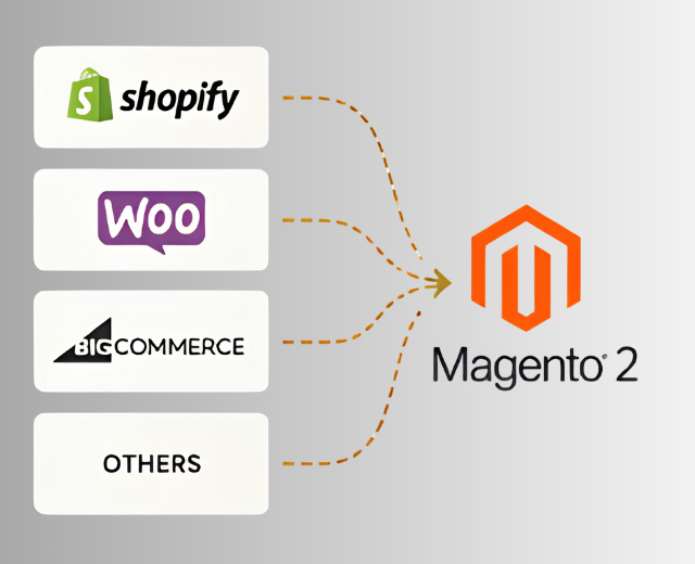 Magento migration project preview